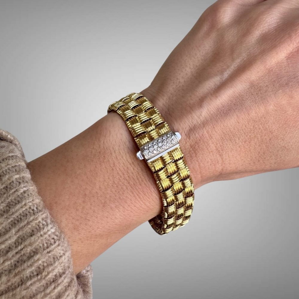 Roberto Coin 18K Yellow Gold Appassionata Diamond & Ruby Bracelet